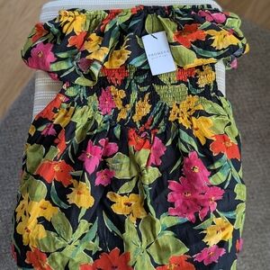 PROMESA NWT Floral Smocked Tube Dress